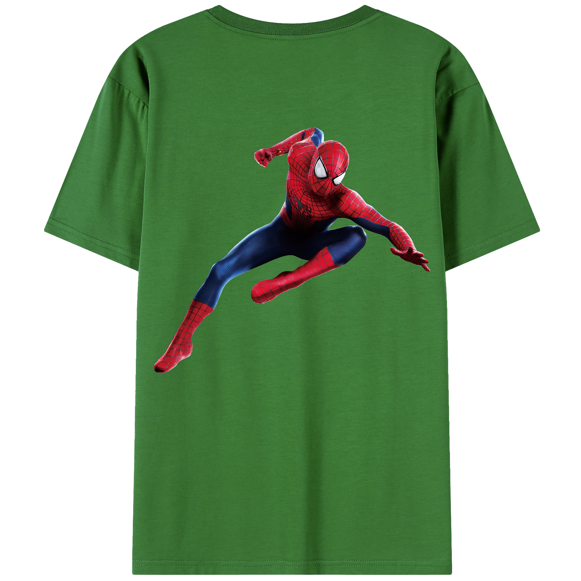 （画像用） Spider Man スパイダーマン レディース半袖Tシャツ(バックプリント)